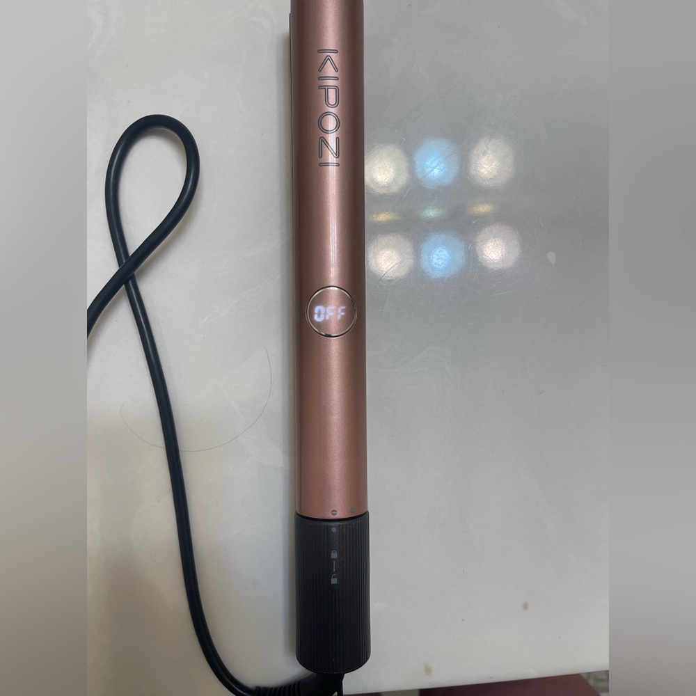 Kipozi 2-in-1 flat iron and curling wand